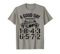 Une Bonne journée Commence avec Un Garage de Commande de feu 1-8-4-3-6-5-7-2 T-Shirt