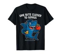 Une bouchée de Plus vers Genius Smart Shark pour Les Enfants de la rentrée Scolaire T-Shirt