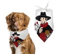 Une boule de laine rouge bandana triangulaire pour chien écharpe lavable en polyester bavoirs mignons bandana pour animaux de compagnie pour chiens de moyenne et grande taille chiots et chats