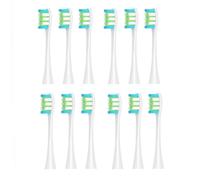 Une Brosse À Dents Électrique Remplace La Tête De Brosse. Compatible Avec Oclean X/X PRO/Z1/F1/One/Air 2(12 Pcs white)