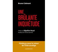 Une brûlante inquiétude - Bruno Colmant - Renaissance Du Livre - broché - Essai