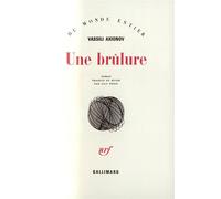 Une brûlure - roman - Vassili Axionov - Gallimard - Livre