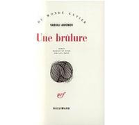 Une brûlure - roman - Vassili Axionov - Gallimard - Livre
