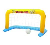Une cage de water polo 137 x 66 cm avec ballon - but - enfant - piscine - accessoire G