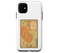 Une Carte illustrée de la Rhodésie (sud et Nord) Coque pour iPhone 11