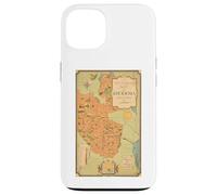 Une Carte illustrée de la Rhodésie (sud et Nord) Coque pour iPhone 13