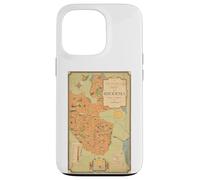 Une Carte illustrée de la Rhodésie (sud et Nord) Coque pour iPhone 13 Pro