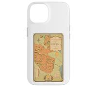 Une Carte illustrée de la Rhodésie (sud et Nord) Coque pour iPhone 14