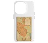 Une Carte illustrée de la Rhodésie (sud et Nord) Coque pour iPhone 14 Pro
