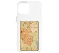 Une Carte illustrée de la Rhodésie (sud et Nord) Coque pour iPhone 15