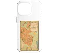 Une Carte illustrée de la Rhodésie (sud et Nord) Coque pour iPhone 16 Pro