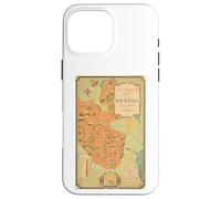 Une Carte illustrée de la Rhodésie (sud et Nord) Coque pour iPhone 16 Pro Max