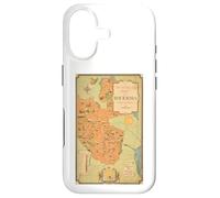 Une Carte illustrée de la Rhodésie (sud et Nord) Coque pour iPhone 17