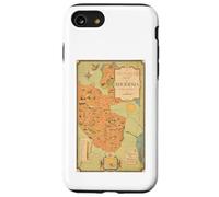 Une Carte illustrée de la Rhodésie (sud et Nord) Coque pour iPhone SE (2020) / 7/8