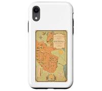 Une Carte illustrée de la Rhodésie (sud et Nord) Coque pour iPhone XR