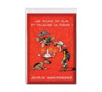 Une Carte pour Lucky Luke Joyeux Anniversaire - Enfant ou Adulte - carterie - Carte Rigolo - garçon - Fille