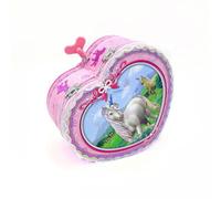 Une charmante boîte à musique en forme de cœur avec deux licornes - une mélodie magique pour les moments spéciaux ! Parfaite pour une chambre d'enfant.