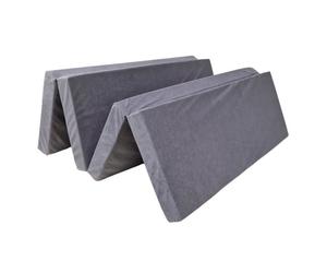 Une chauffeusse pliable 180x120x8cm - Matelas pliant Gris (1008)