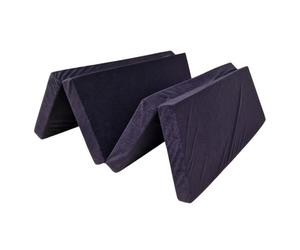 Une chauffeusse pliable 200 x 120 x 8 cm - 0001 Noir