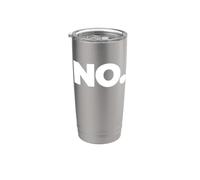 Une chemise qui dit NON, un design qui dit NON Gobelet isotherme en acier inoxydable double paroi