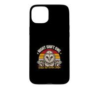 Une Chouette de Nuit Pendant Que Le Monde dort, infirmière Coque pour iPhone 15 Plus
