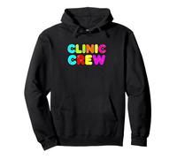 Une Clinique drôle Dit Que Retro Rainbow Team est Sarcastique Sweat à Capuche