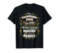 Une Coach Formidable Cadeau Coach Sportif Femme Original T-Shirt