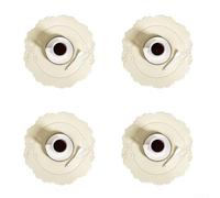 Une collection de 4 sets de table en cuir conçus pour les cuisines, les restaurants et les hôtels qui résistent à la chaleur et aux rayures tout en améliorant la présentation de la table (beige)