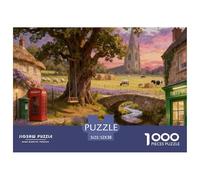 Une Collection de Contes de fées ruraux Anglais (2) 1000 Pièces Puzzles Créatif Belle Décoration Familiale Puzzle Jouets De Jeu pour Adultes Et Enfants 52x38cm/1000pcs