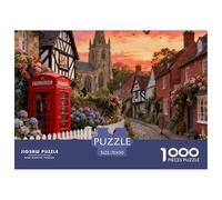 Une Collection de Contes de fées ruraux Anglais (4) 1000 Pièces Puzzles Créatif Belle Décoration Familiale Puzzles Jouets De Jeu pour Adultes Et Enfants 70x50cm/1000pcs