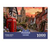 Une Collection de Contes de fées ruraux Anglais (4) 1000 Pièces Puzzles Créatif Jeu Cadeau Unique Puzzle Jouets De Jeu pour Adultes Et Enfants 52x38cm/1000pcs