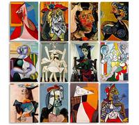 Une collection d'équipements Picasso affiche et toile imprimée abstraite, impression pour mur, image d'art pour salon, décoration d'intérieur 16