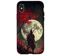 Une confrontation entre samouraïs au clair de lune Coque pour iPhone X/XS