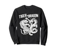 Une confrontation épique et féroce entre Tigre et Dragon Sweatshirt