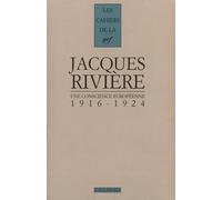 Une conscience européenne: (1916-1924)