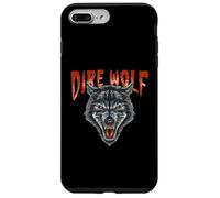 Une créature fantastique cool de Dire Wolf au style rétro rock vintage Coque pour iPhone 7 Plus/8 Plus