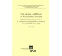 Une Critique Bouddhique Du Soi Selon La Mimamsa: Presentation, Edition Critique Et Traduction De La Mimamsakaparikalpitatmapariksa De Santaraksita (Tattvasangraha 222-284 et Panjika)