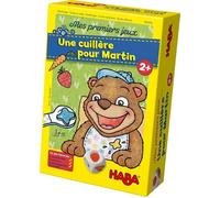 HABA - Mes Premiers Jeux - Une cuillère pour Martin - Jeu de société Enfant - Jeux de mémoire et d'adresse - Stimule Le langage - Jeu Libre - Educatif - Ludique - 2 Ans et Plus - 301076
