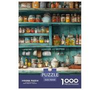 Une Cuisine Confortable 1000 Pièces Puzzle Le Cadeau Parfait pour La Famille Et Les Amis Puzzle À Faire Soi-même pour Décoration D'intérieur,Cadeaux Adultes Et Enfants À Partir70x50cm/1000pcs