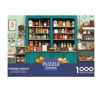 Une Cuisine Confortable Puzzle De 1000 Pièces Le Cadeau Parfait pour La Famille Et Les Amis Puzzle À Faire Soi-même pour Décoration D'intérieur,Cadeaux Adultes Et Enfants38x26cm/1000pcs