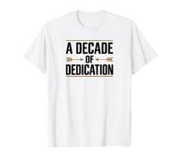 Une décennie de dévouement 10 Ans Jalon T-Shirt