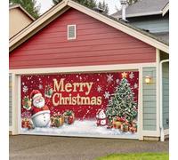 une déclaration festive ce Noël avec notre bannière de garage parfaite pour célébrer la saison des fêtes ! (B, 400x180cm)
