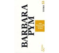 Une demoiselle comme il faut - Barbara Pym - Bourgois - Poche - Roman