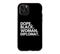 Une Diplomate Noire douée a habilité Le Mois de l'histoire des Noirs Coque pour iPhone 11 Pro
