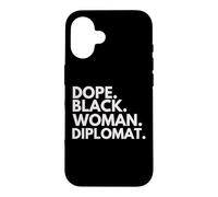 Une Diplomate Noire douée a habilité Le Mois de l'histoire des Noirs Coque pour iPhone 16