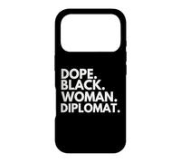 Une Diplomate Noire douée a habilité Le Mois de l'histoire des Noirs Coque pour iPhone 17 Pro