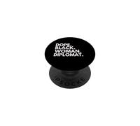 Une Diplomate Noire douée a habilité Le Mois de l'histoire des Noirs PopSockets PopGrip Adhésif