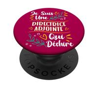 Une Directrice Adjointe Qui Déchire Cadeau Directeur Adjoint PopSockets PopGrip Adhésif