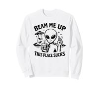 Une drôle de Conspiration Extraterrestre, téléportez-Moi, cet Endroit est nul Sweatshirt