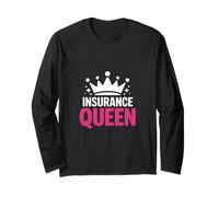 Une drôle de Reine des assurances Qui Dit Crown Sparkle Manche Longue